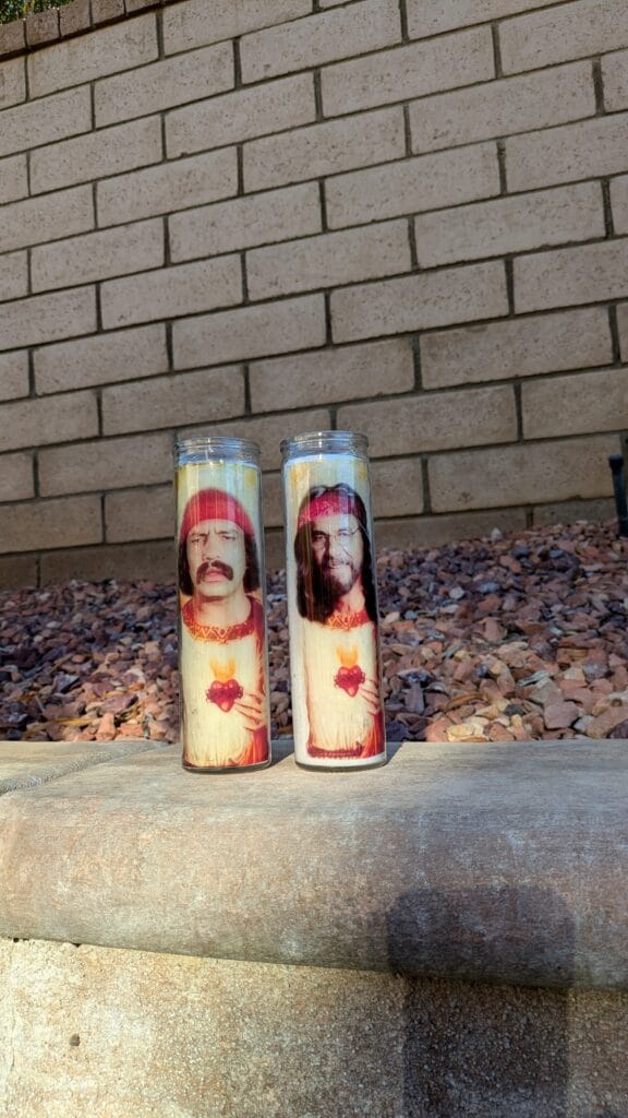 Cheech and Chong candles